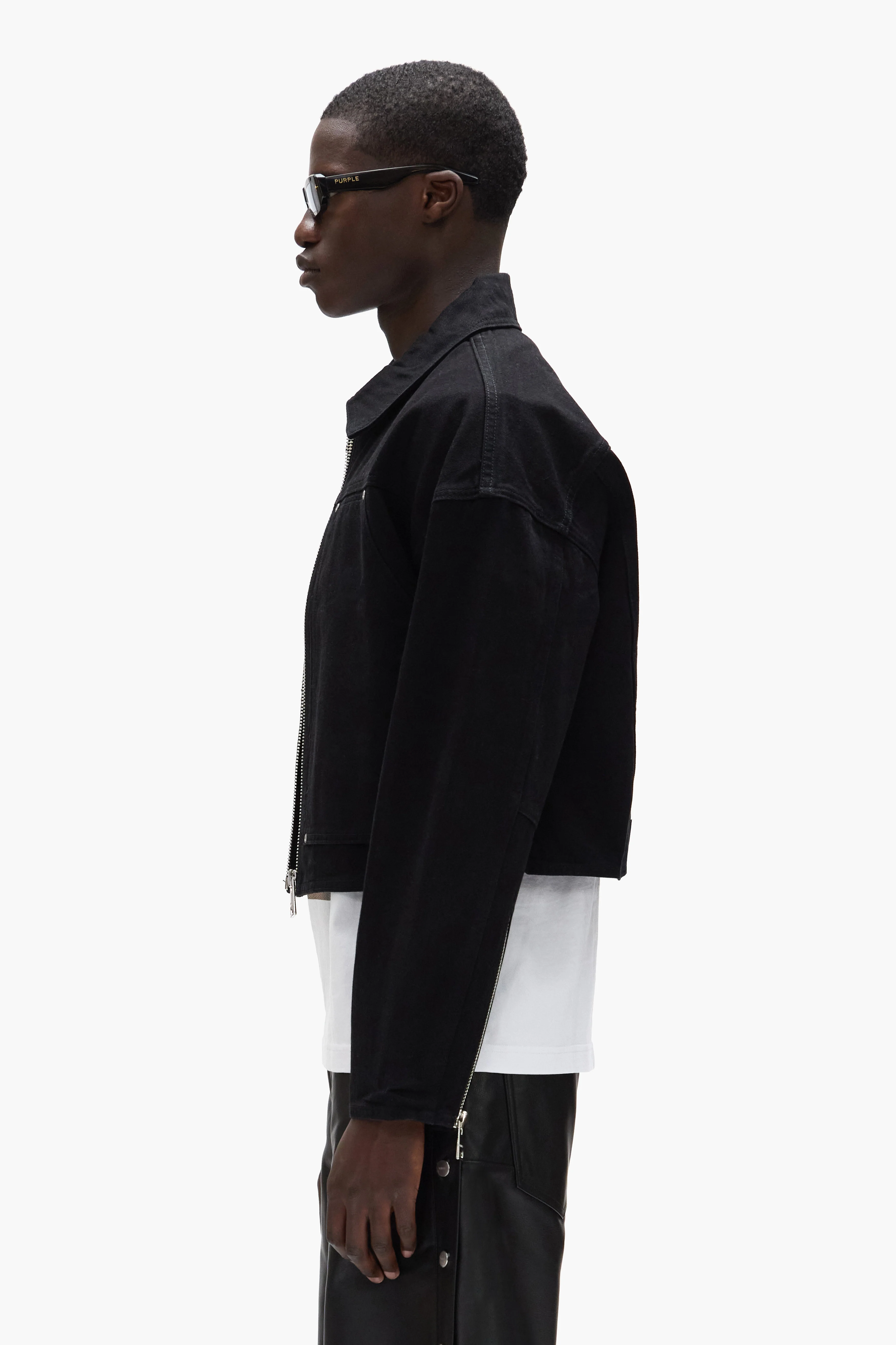 Cropped Carpenter Jacket - Image 2