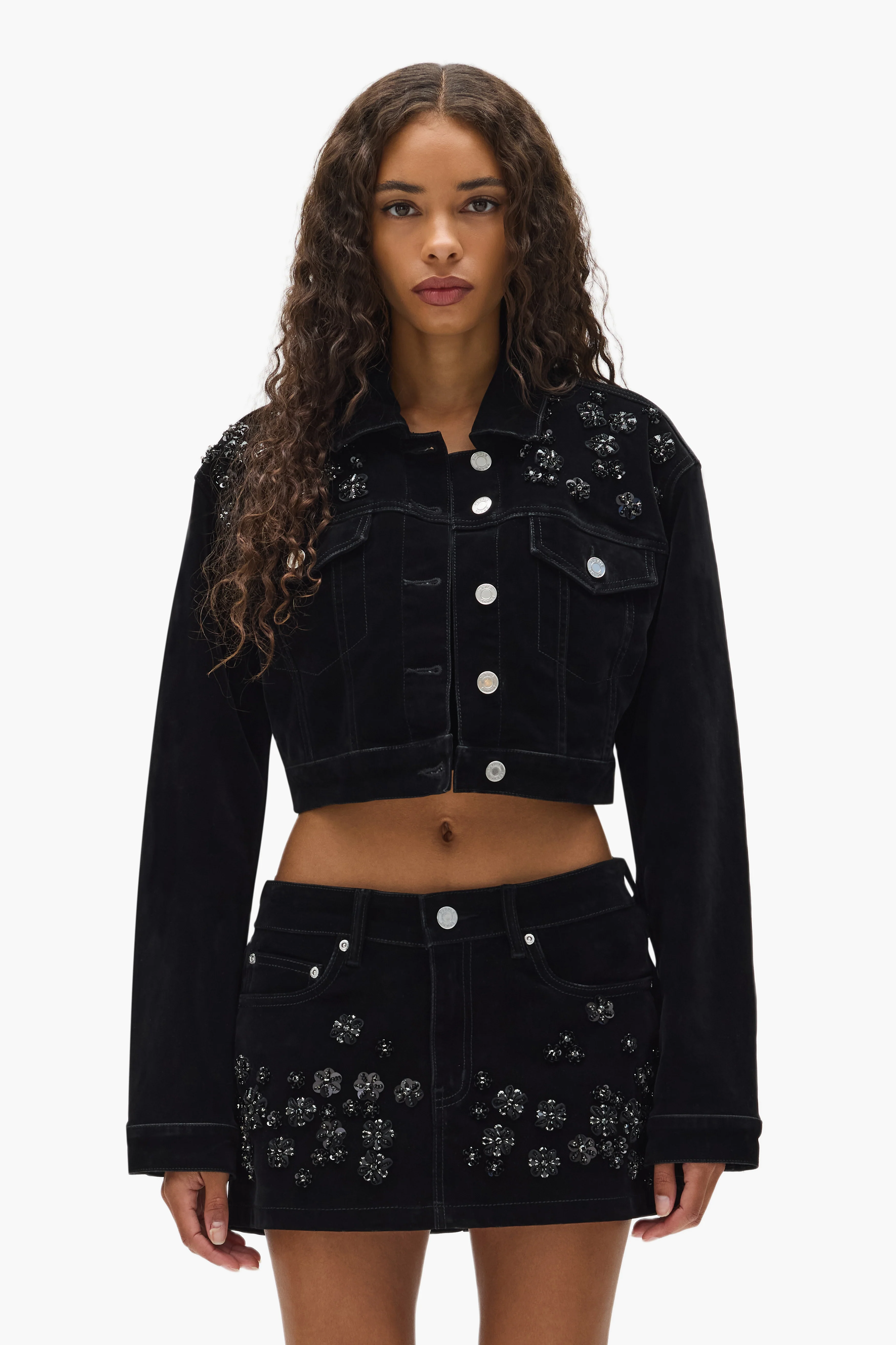 Embellished Cropped Jacket