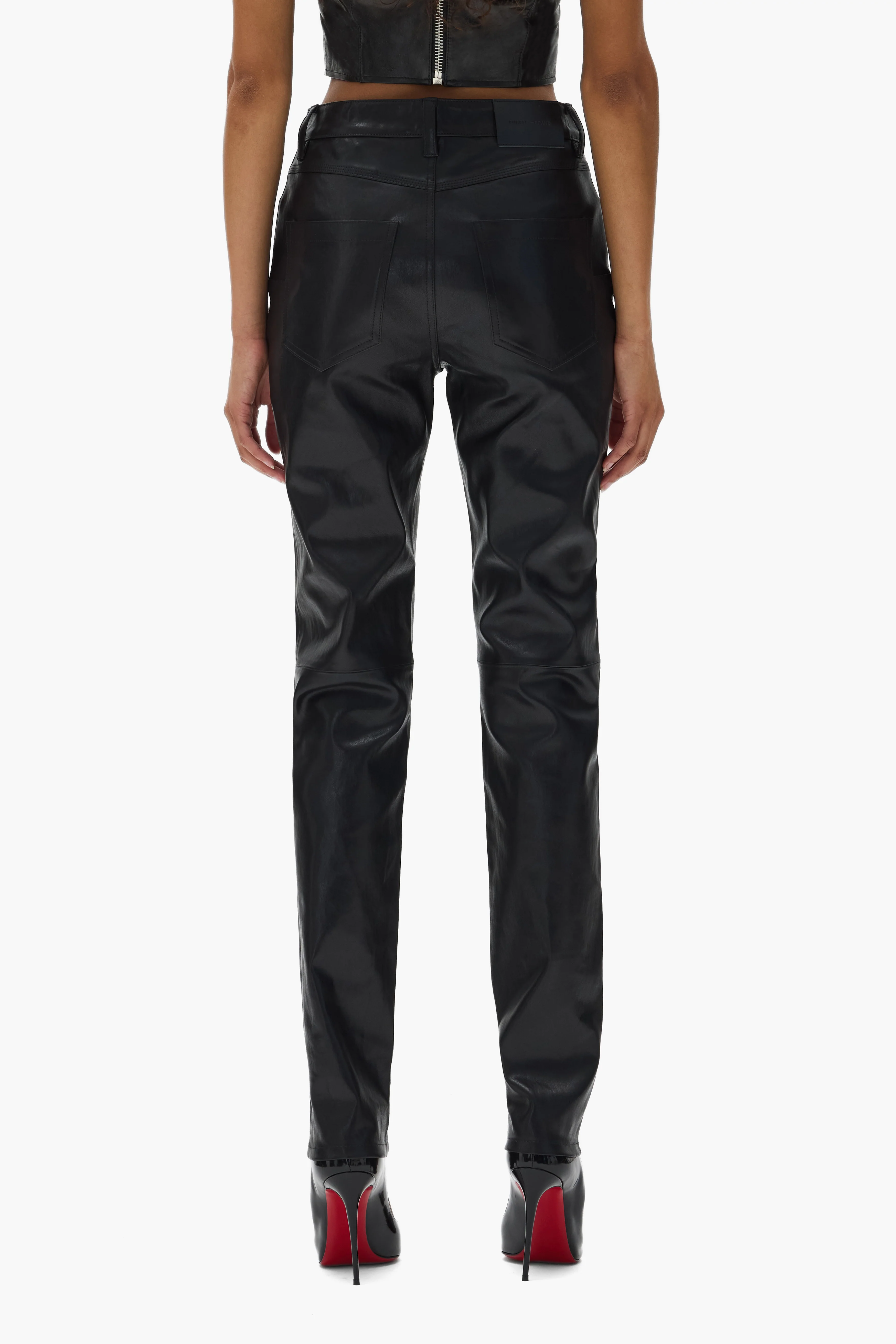 Leather 5 Pocket Pant - Image 3