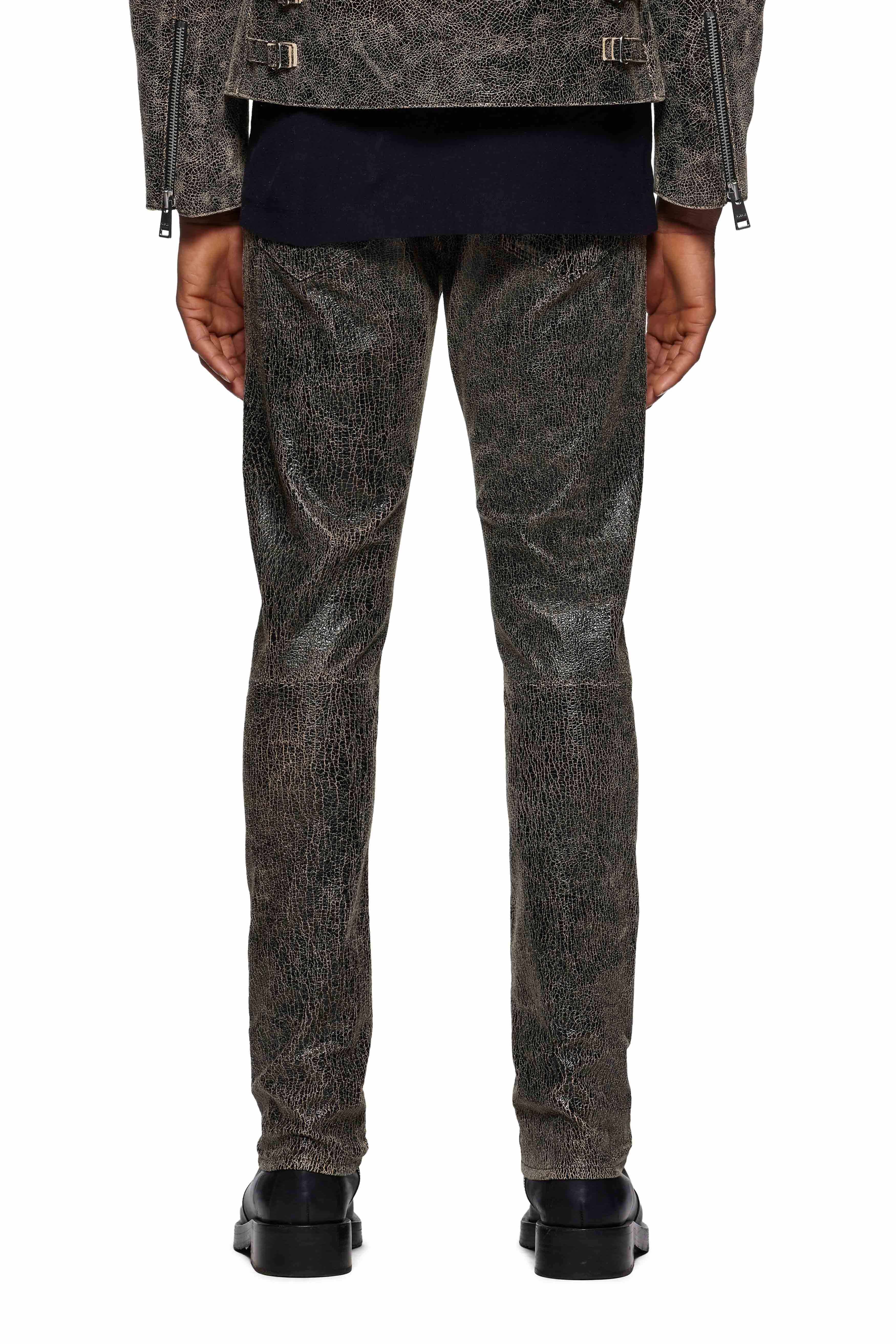 P001 Slim Fit Leather Pant - Image 2