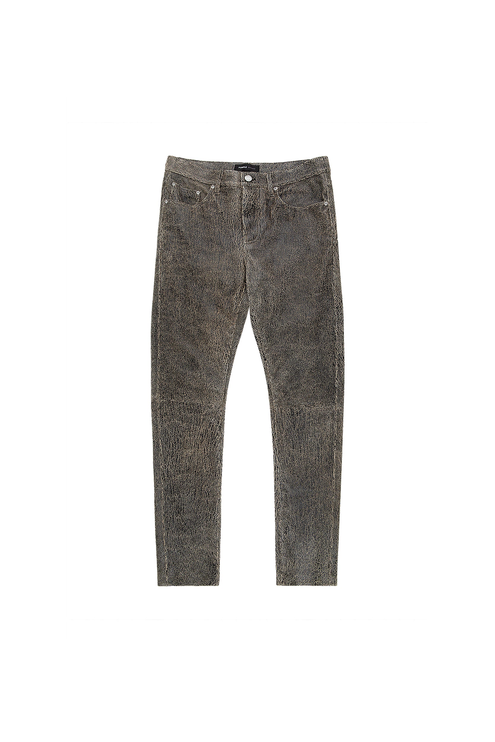 P001 Slim Fit Leather Pant - Image 3