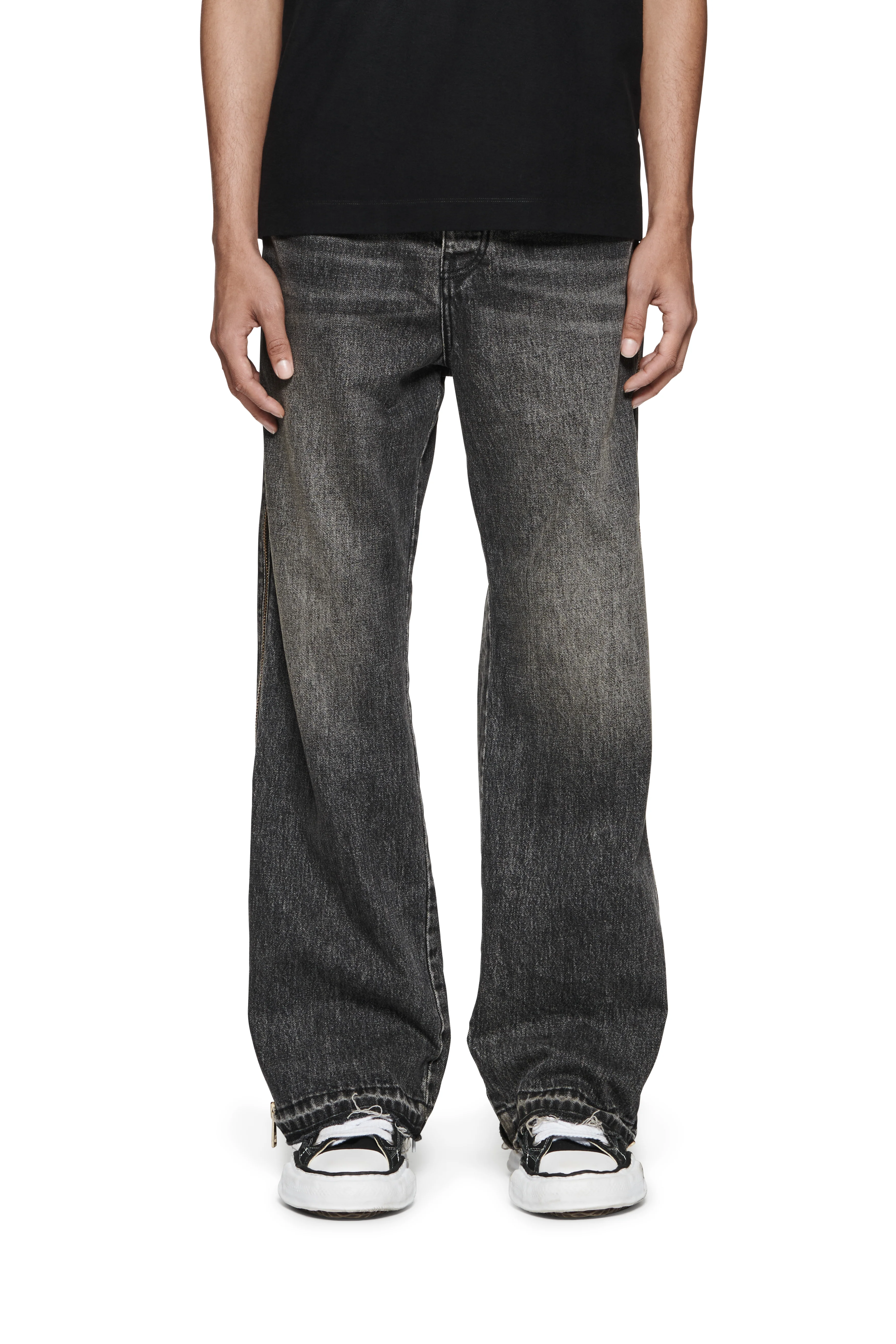 P018 Full Side Zip Faded