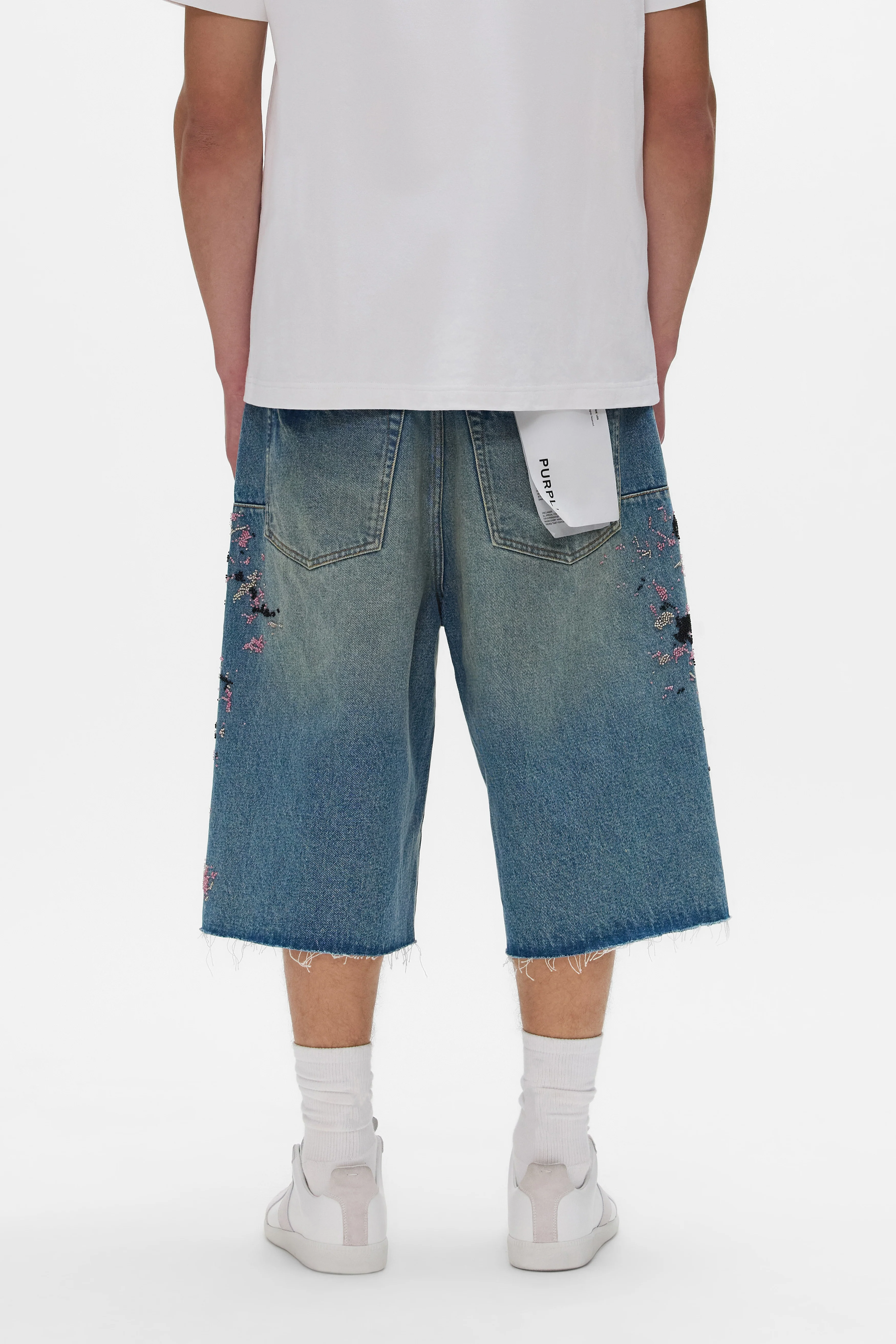 P070 Beaded Splatter Short - Image 3