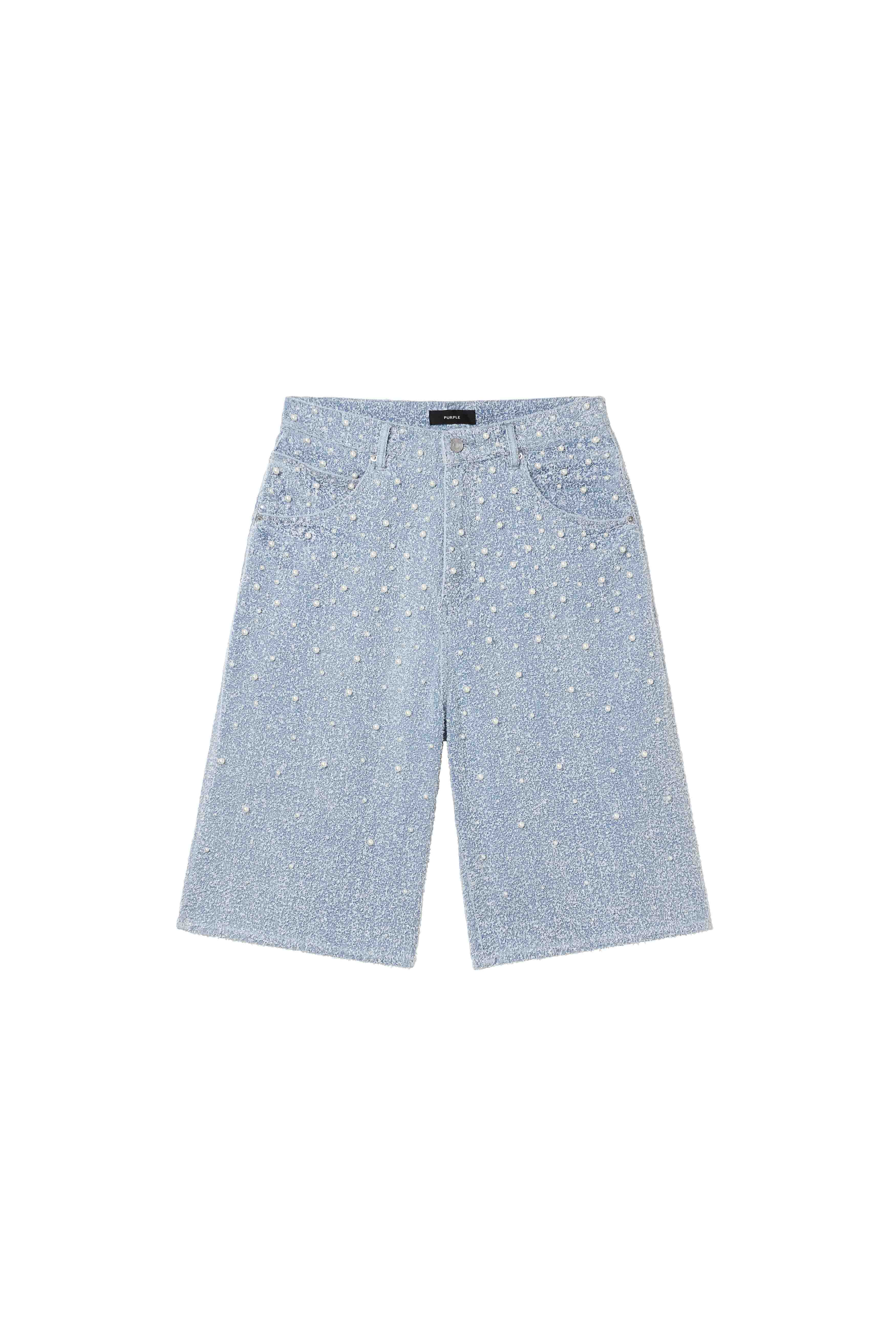 P070 Textured Pearl Shorts - Image 5