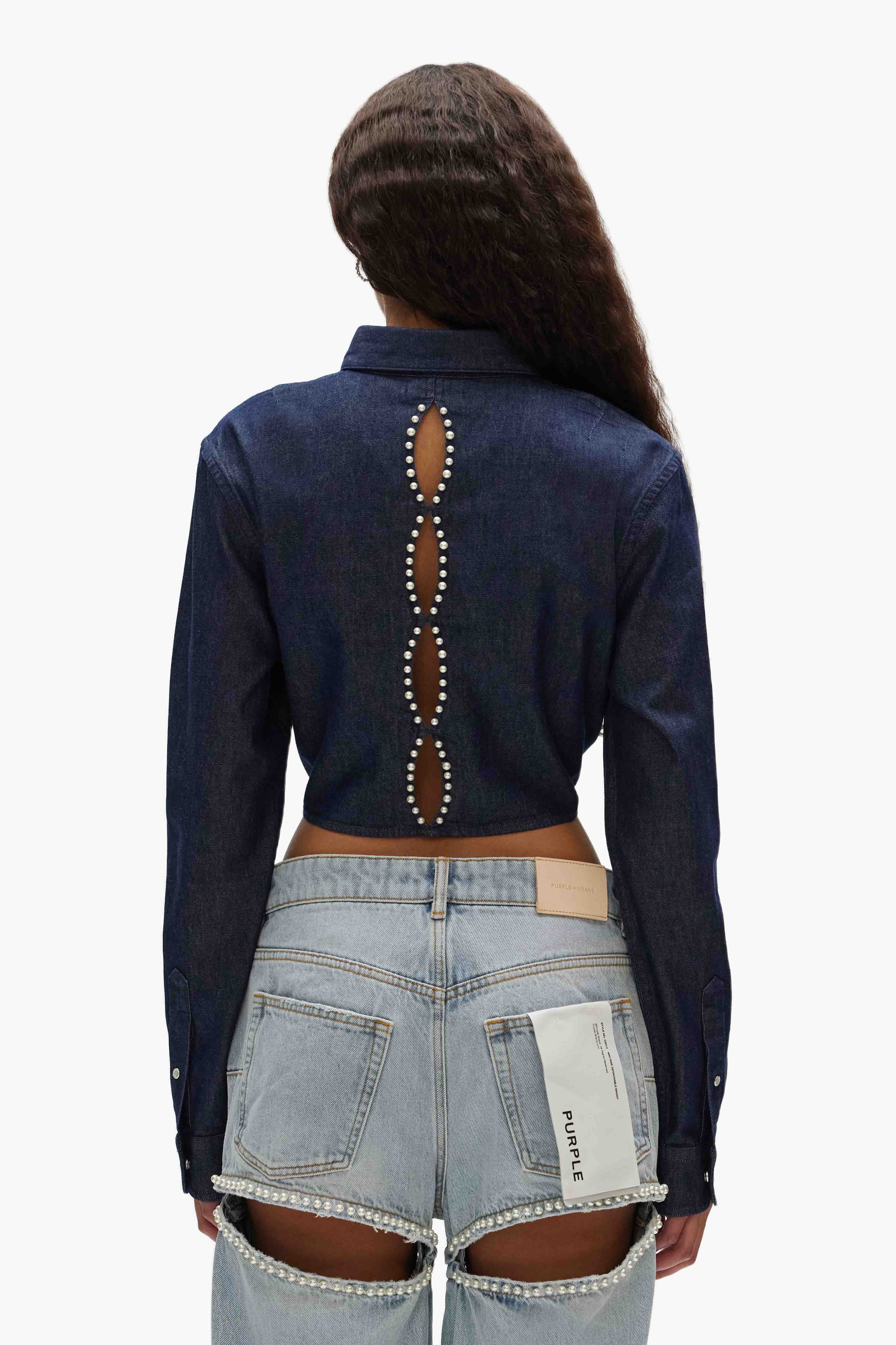 Pearl Button Up Shirt - Image 3